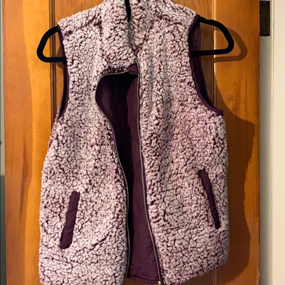 Miami reversible shearling vest